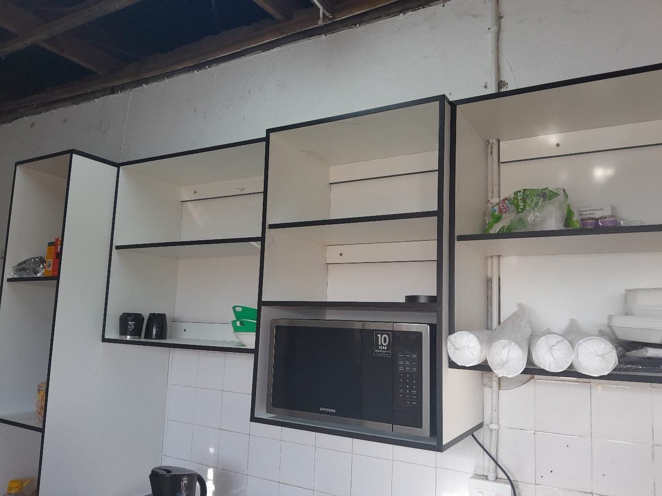 Custom shelving and storage units built by Kannjane Consultants, Eastern Cape